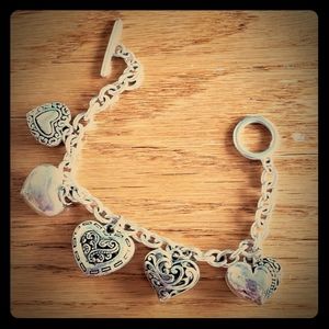 Brighton heart charm bracelet